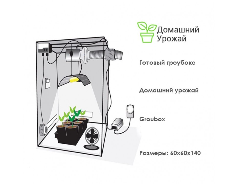 Готовый гроубокс Basic х см | GROWELL