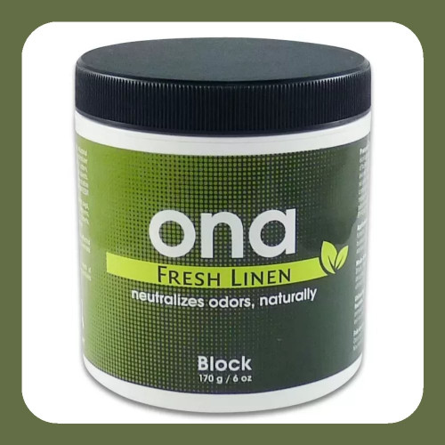 Ona Block Fresh Linen (170 г) — устраняет запахи, а не маскирует
