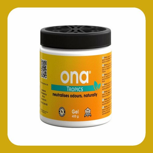 ONA Gel Tropics (400 г): нейтрализатор запахов с тропическим ароматом для дома и офиса