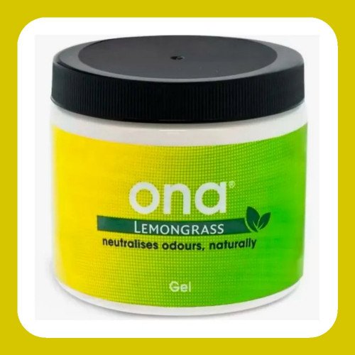 ONA Gel Lemongrass 732гр: нейтрализатор запахов с ароматом лимонной травы для дома и офиса