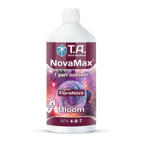  Удобрение GHE T. A. NovaMax Bloom 1л для растений, удобрение на стадию цветения