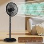 Вентилятор на обдув мощностью 45W, компактный и легкий напольный вентилятор Вентилятор на обдув мощностью 45W, компактный и легкий напольный вентилятор