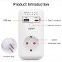 Умная розетка с USB и таймером