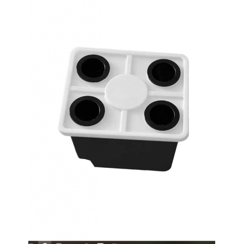 Голландское ведро 11 литров для гидропоники (на 4 растения)